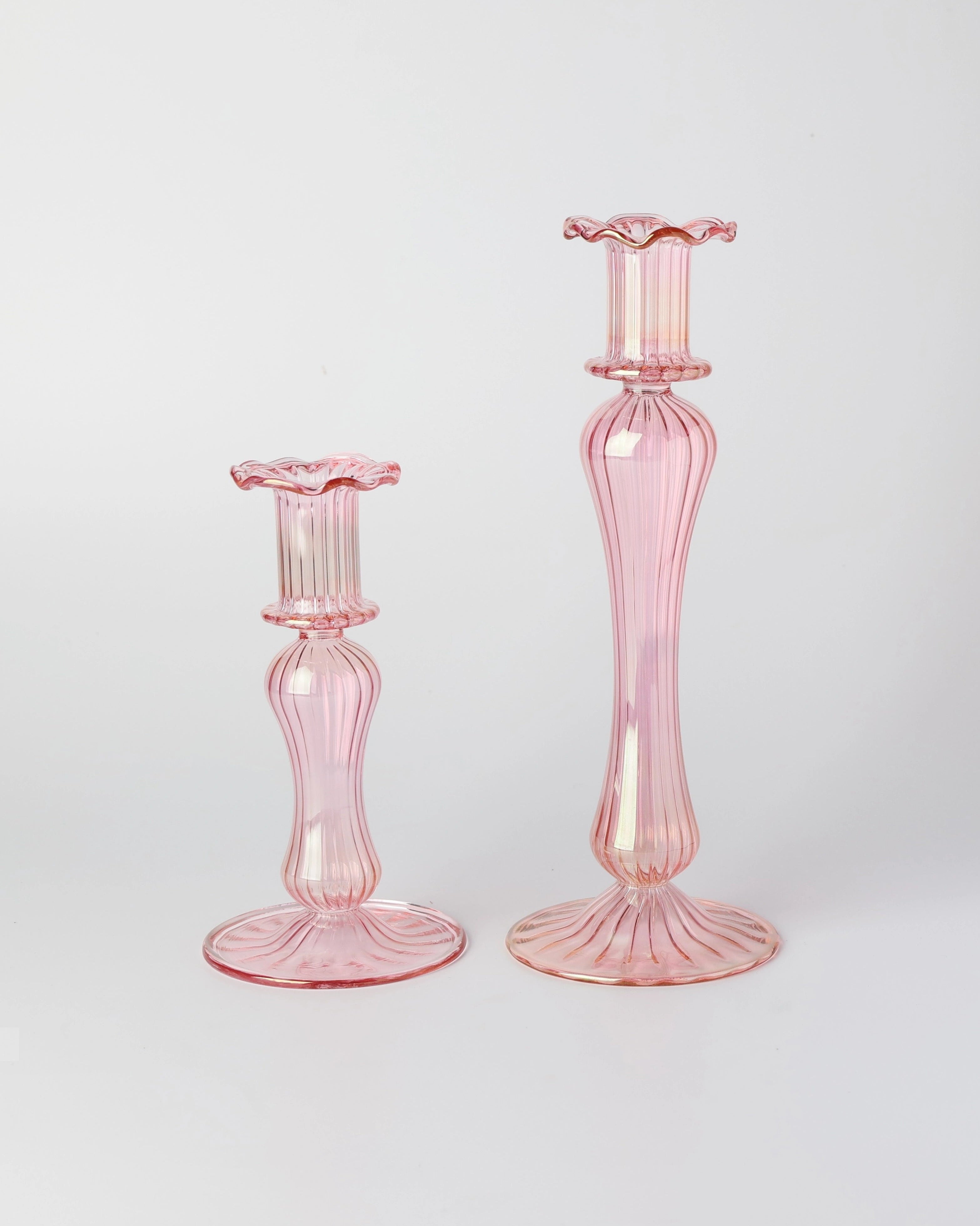 Gigi Candlestick- Pink