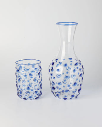 Carafe & Glass Set - Sea Glass Blue