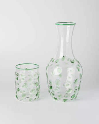 Carafe & Glass Set - Sea Glass Green