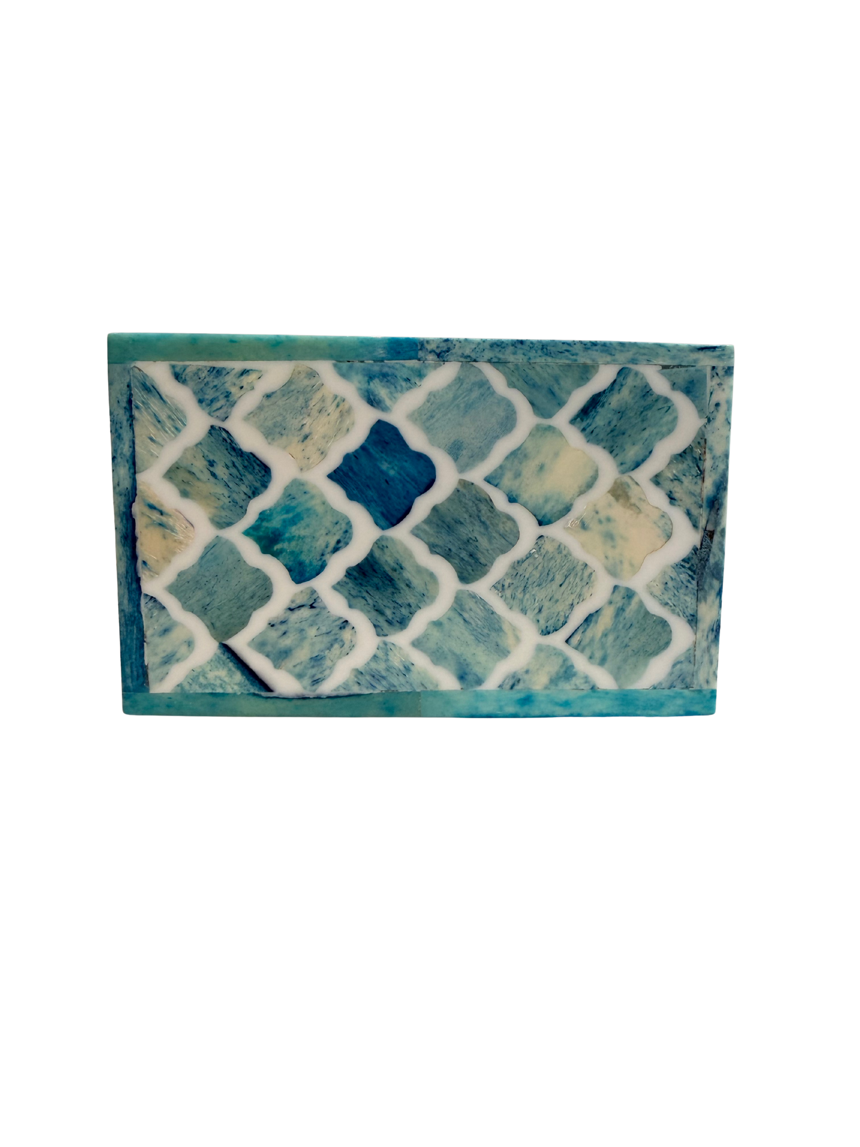 Large Matchbox Holder - Blue
