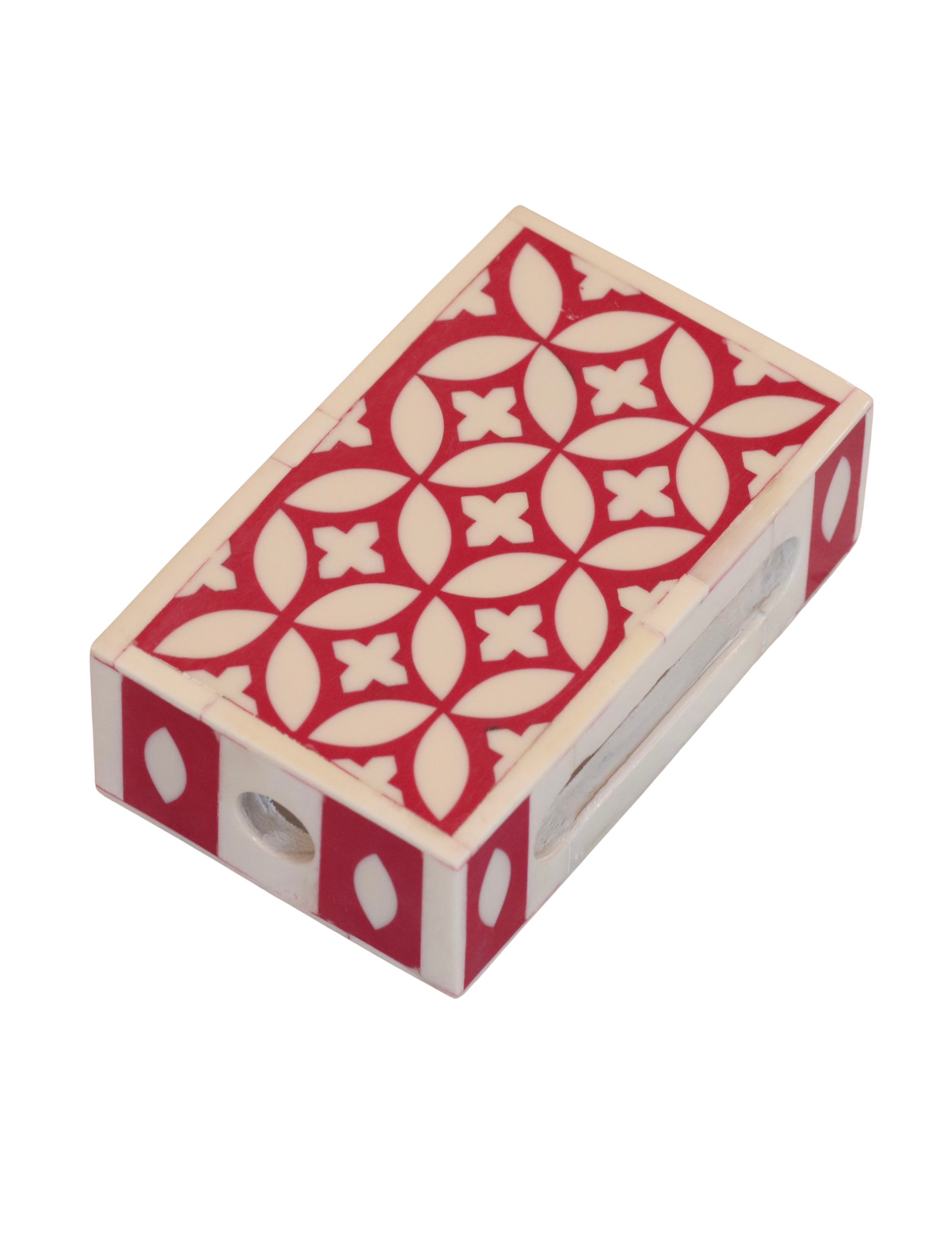 Large Matchbox Holder - Raspberry