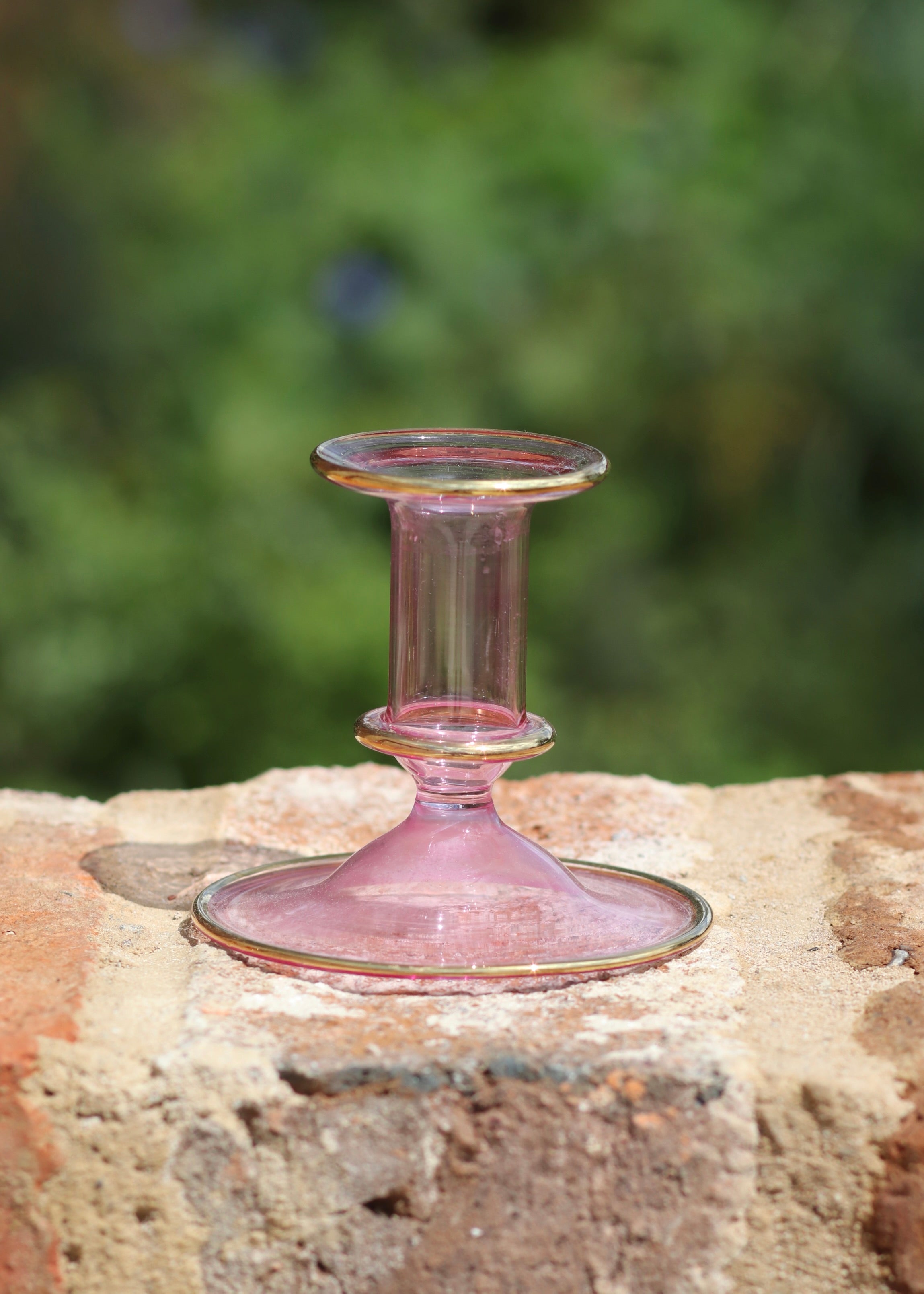 Salma Candlestick - Pale Pink