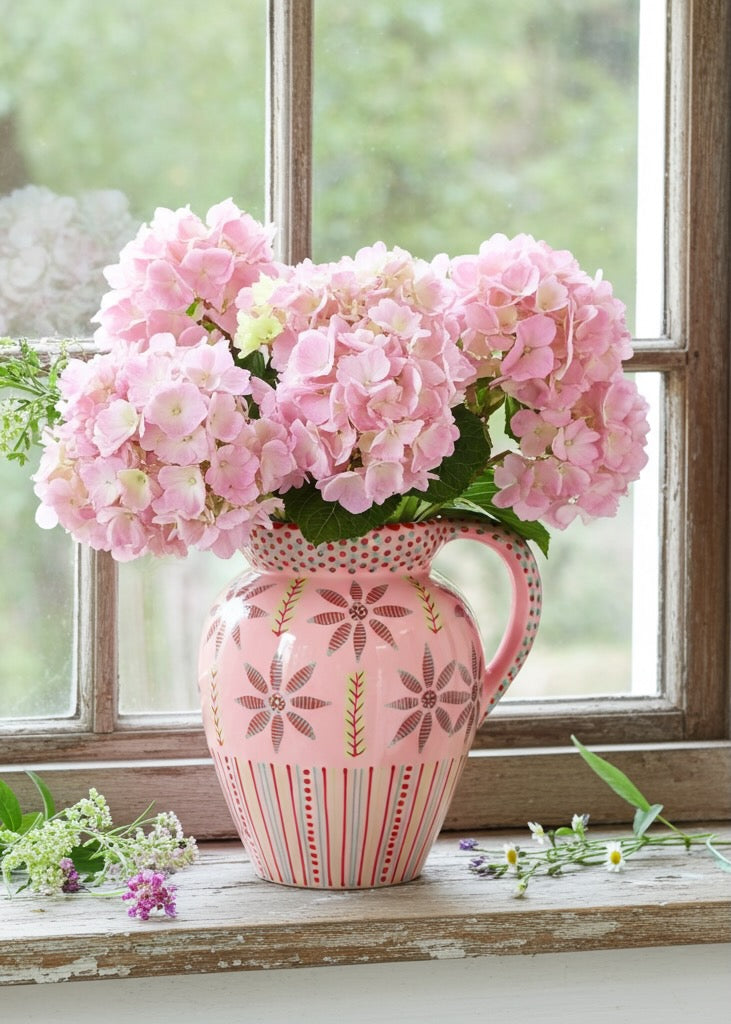 Water Jug - Pink and Red