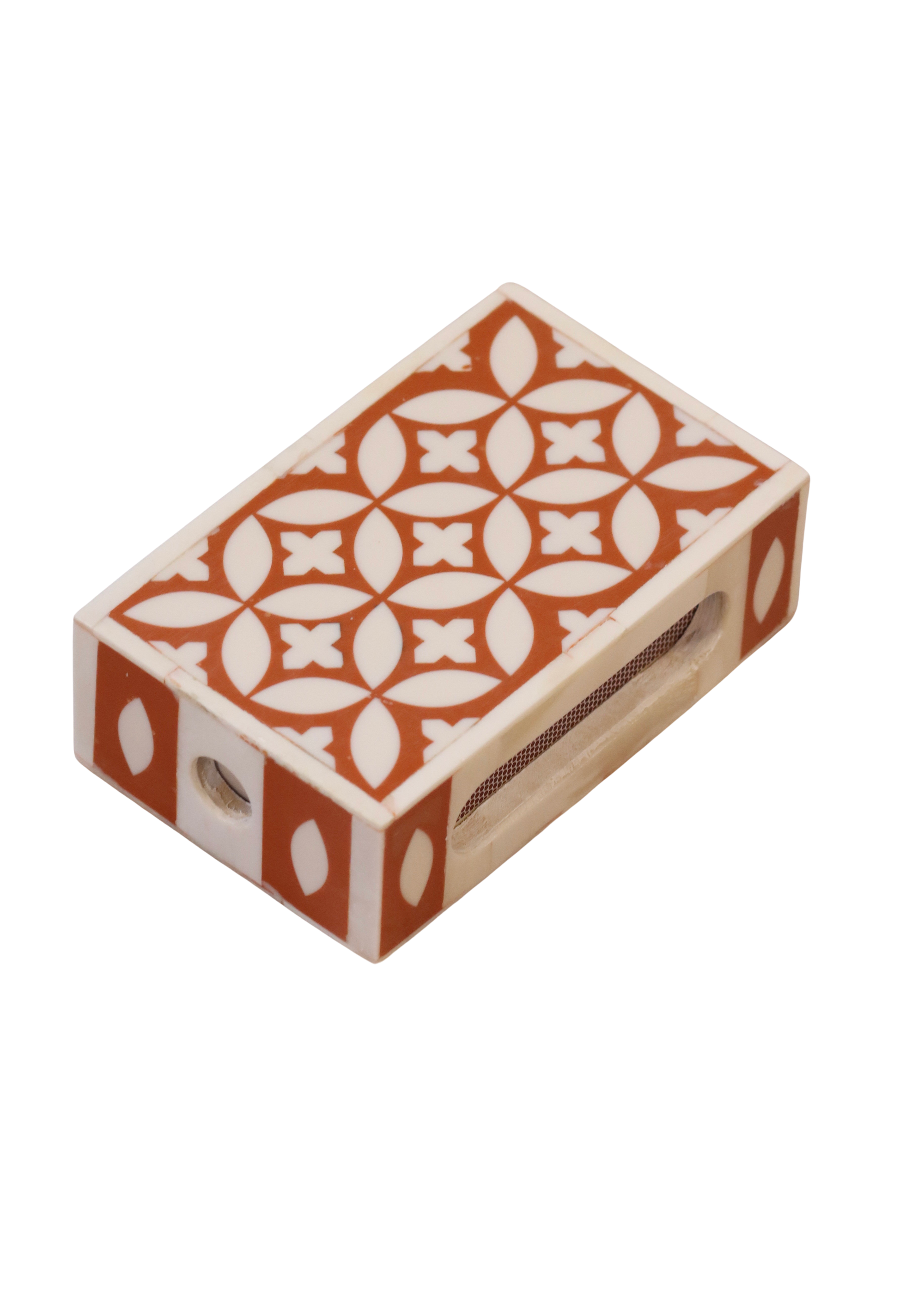 Large Matchbox Holder - Dirty Orange