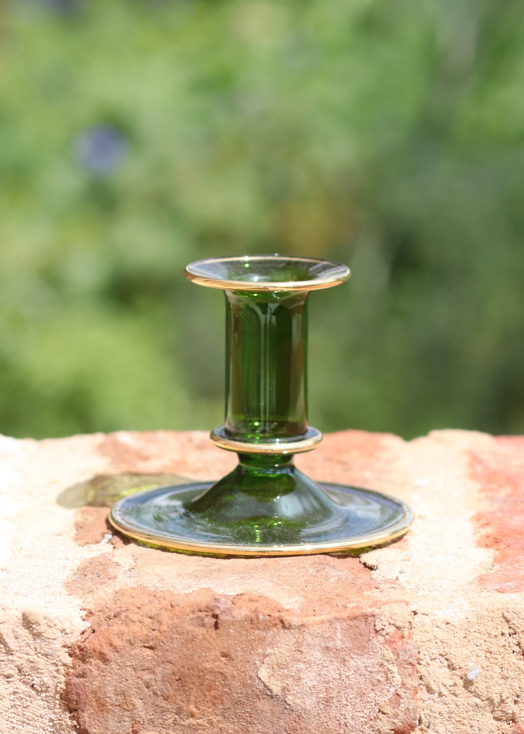 Salma Candlestick - Green