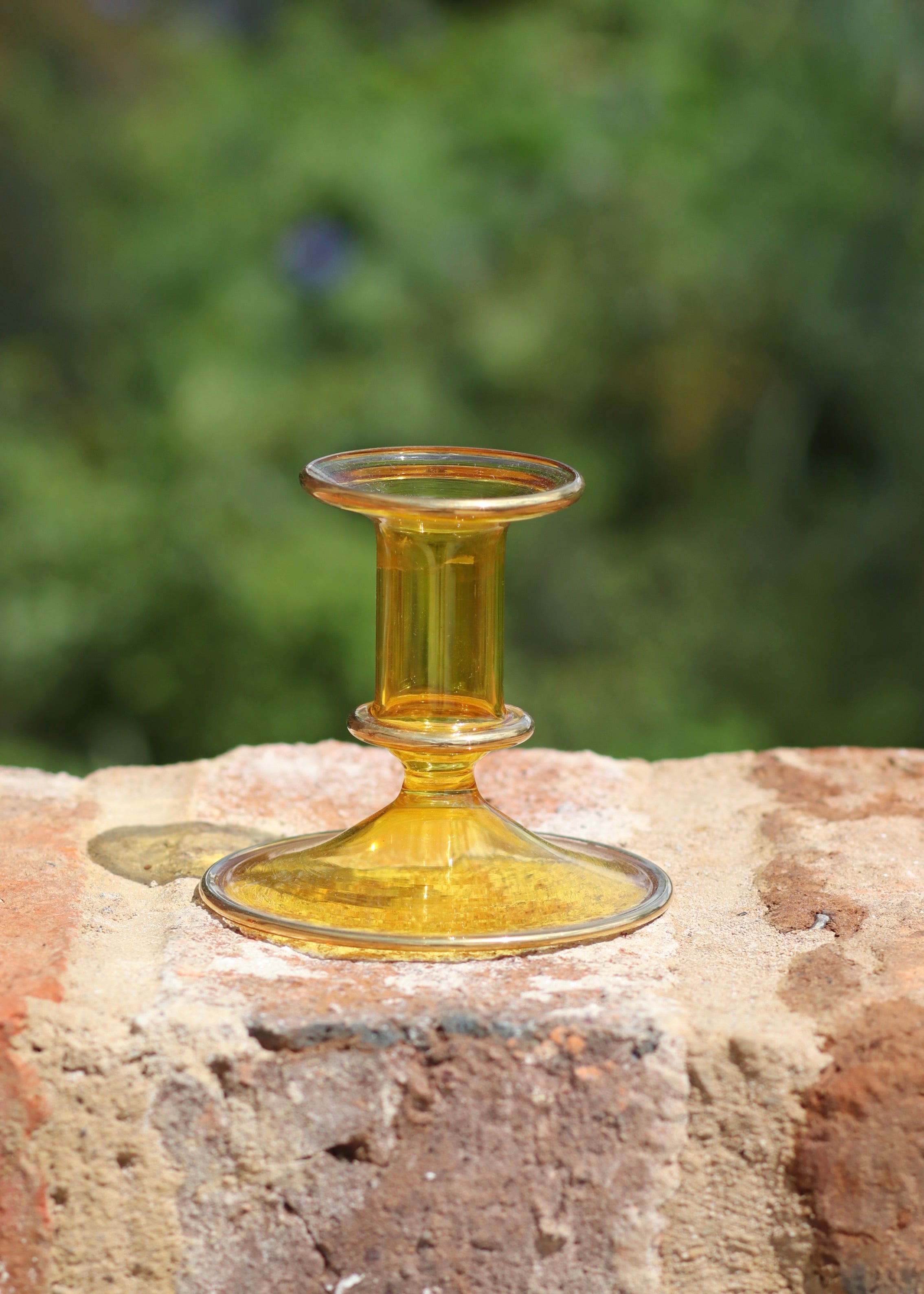 Salma Candlestick - Yellow