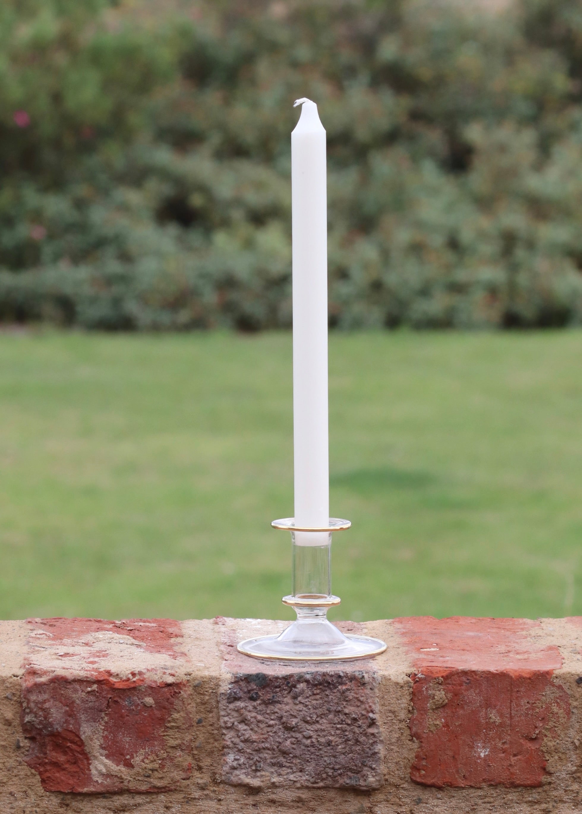 Salma Candlestick - Clear