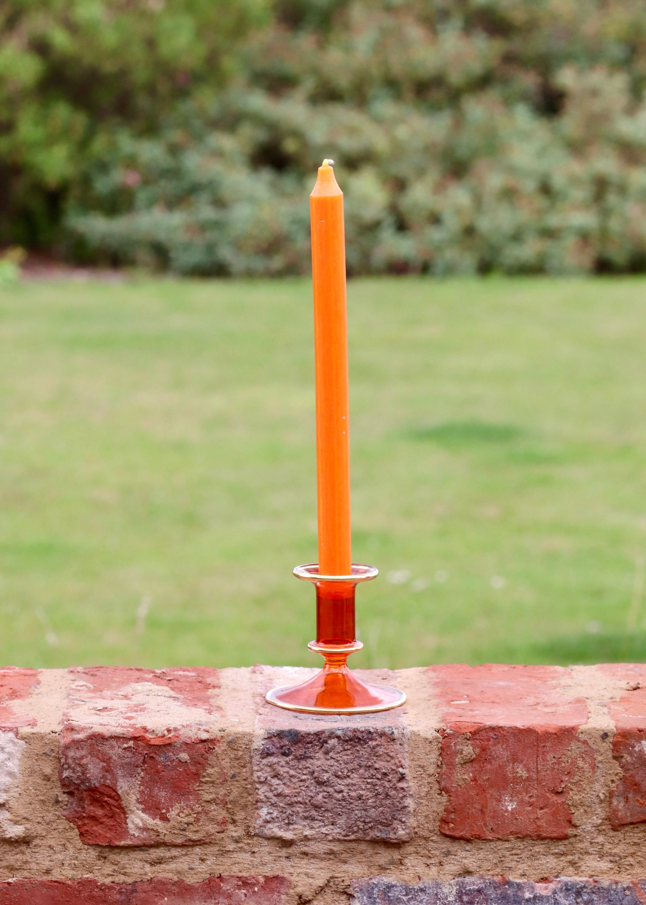 Salma Candlestick - Orange
