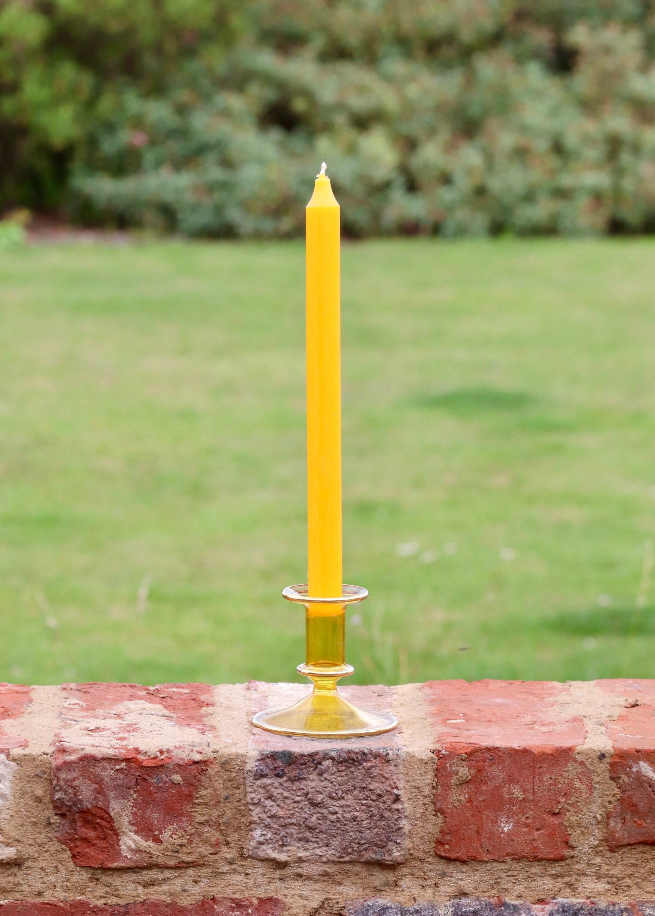 Salma Candlestick - Yellow