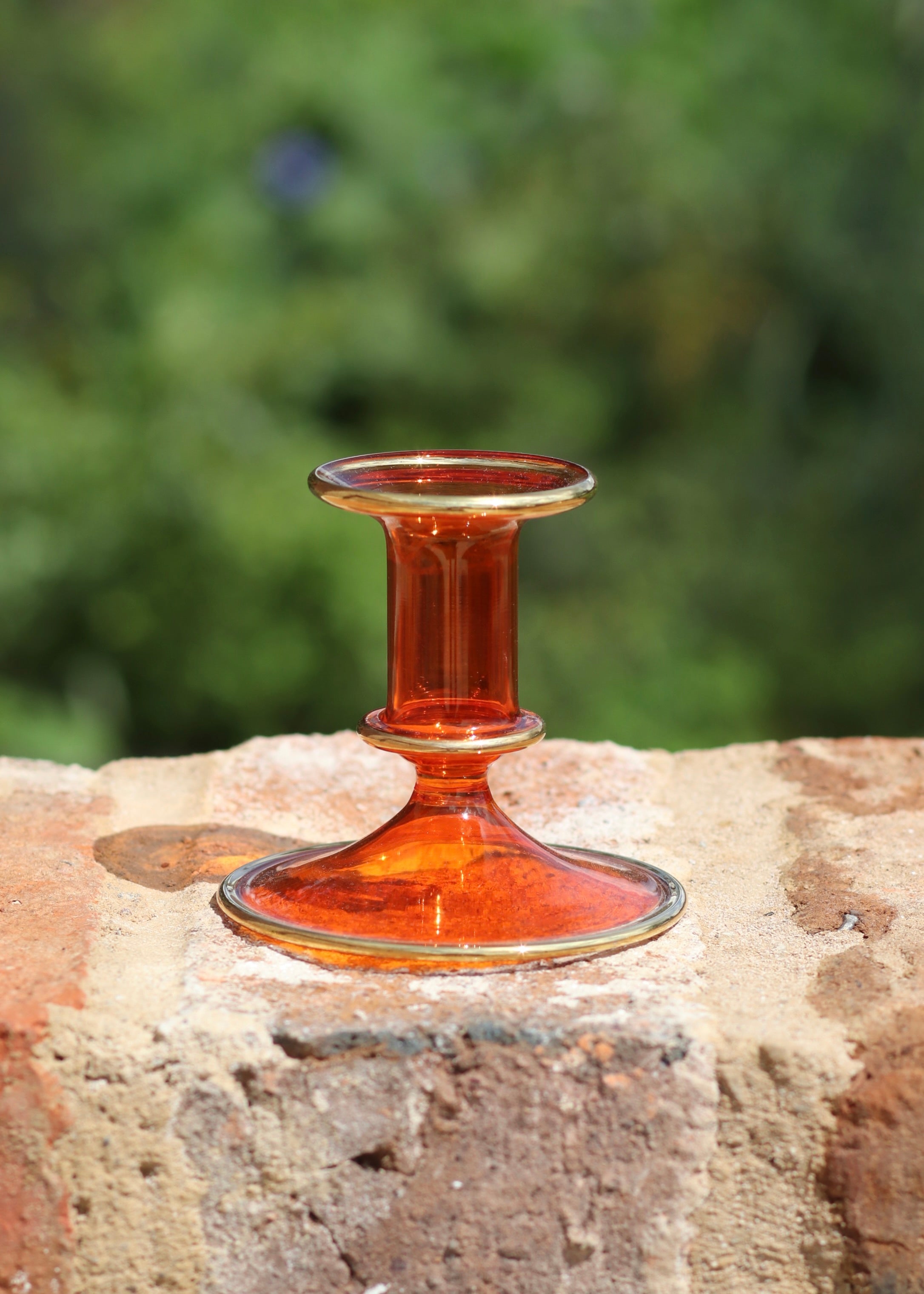 Salma Candlestick - Orange