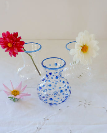 Bud Vases Set of 3 - Blue