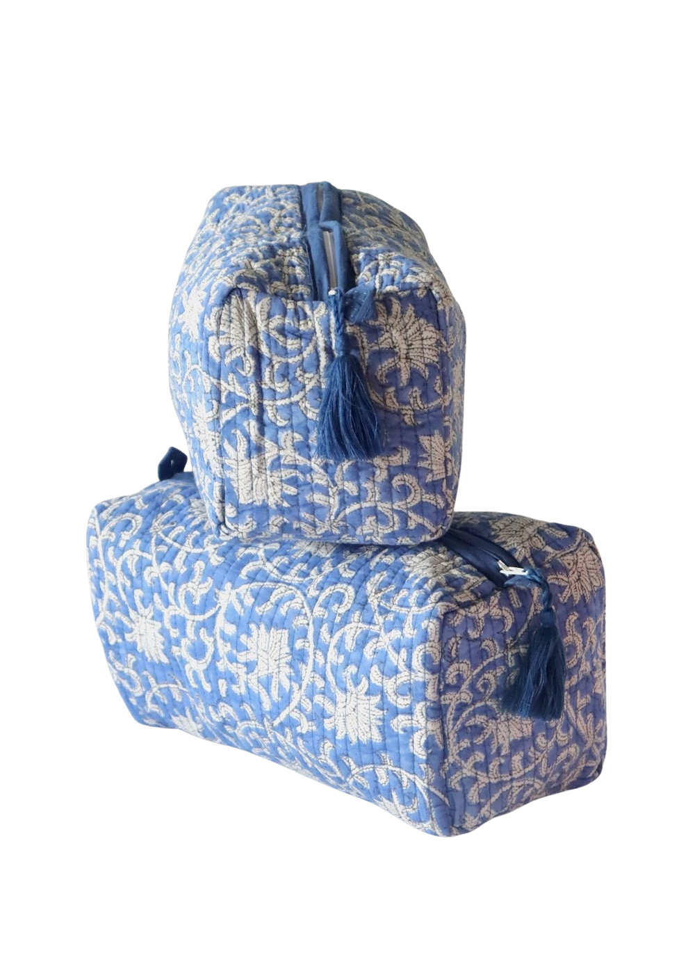 Wash Bag- Floral Blue