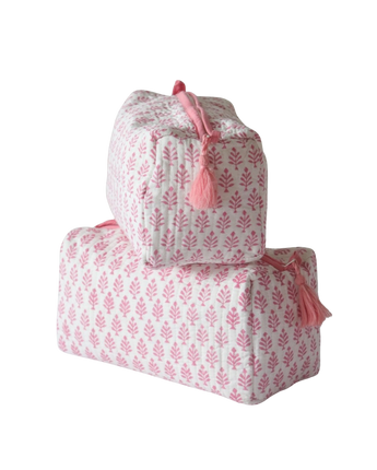 Wash Bag- Neem Pink