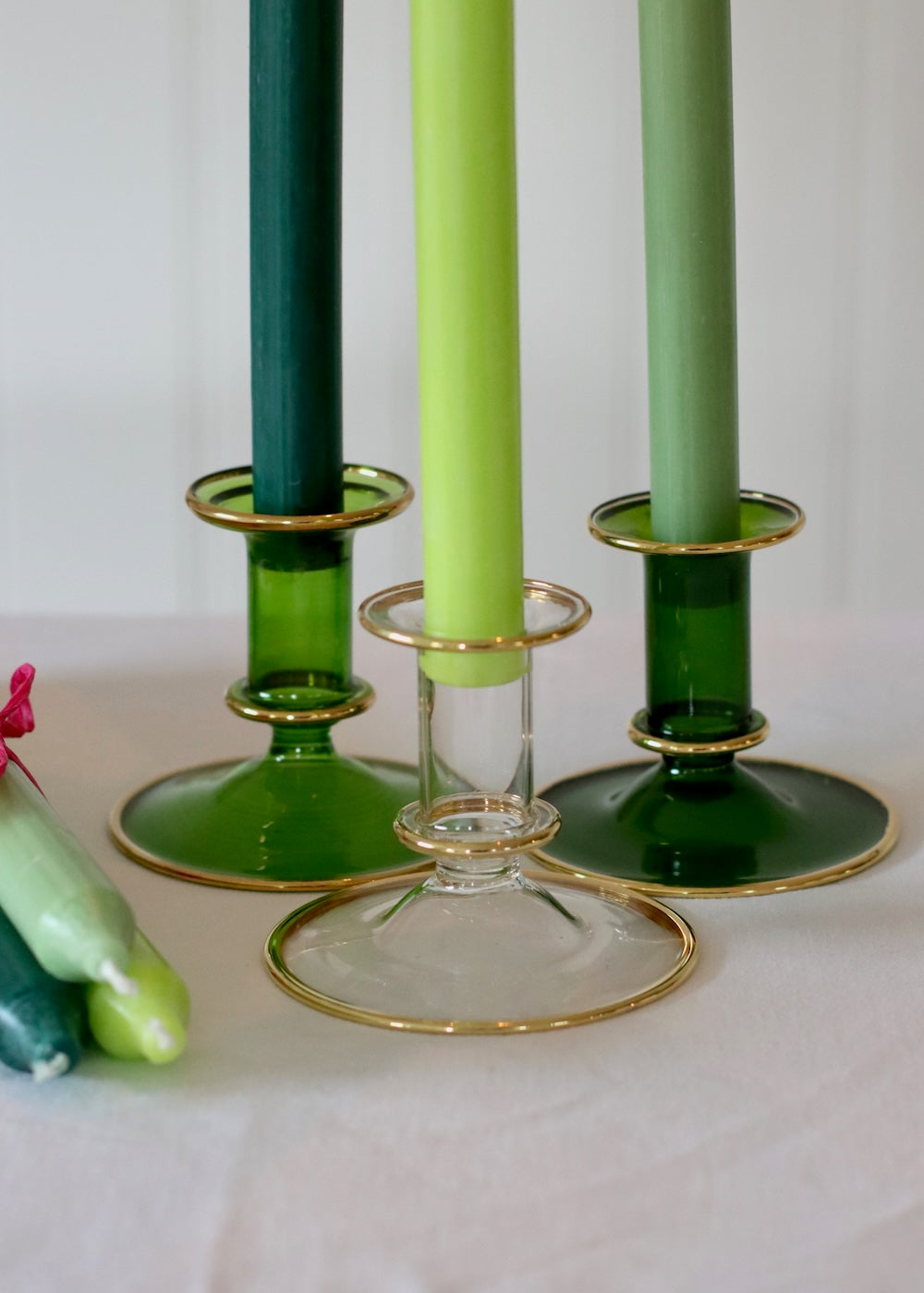Salma Candlestick- The Greens