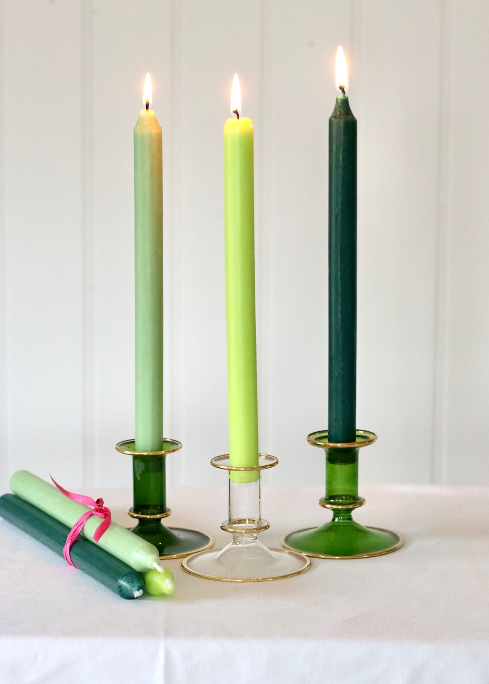 Salma Candlestick- The Greens