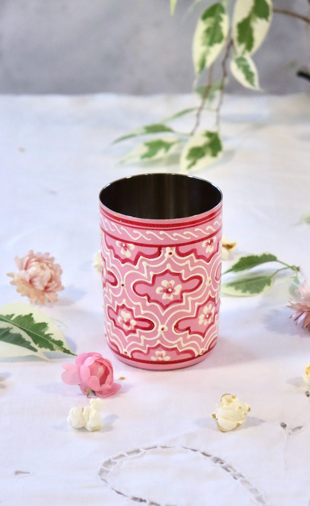 Brush Pot - Retro Pink