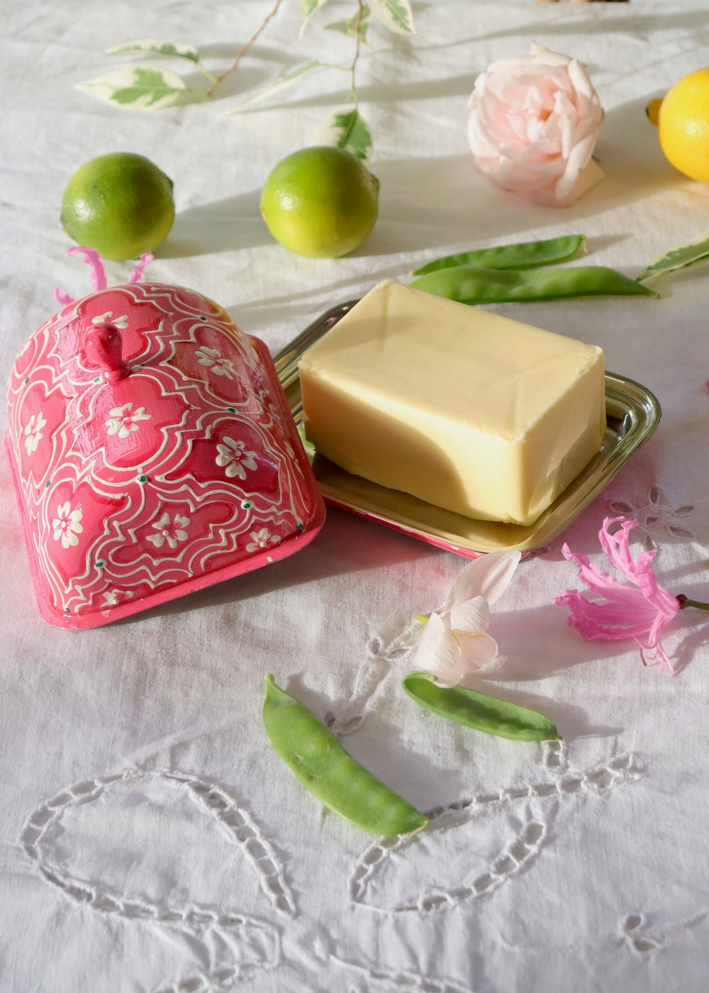 Butter Dish Hot Pink