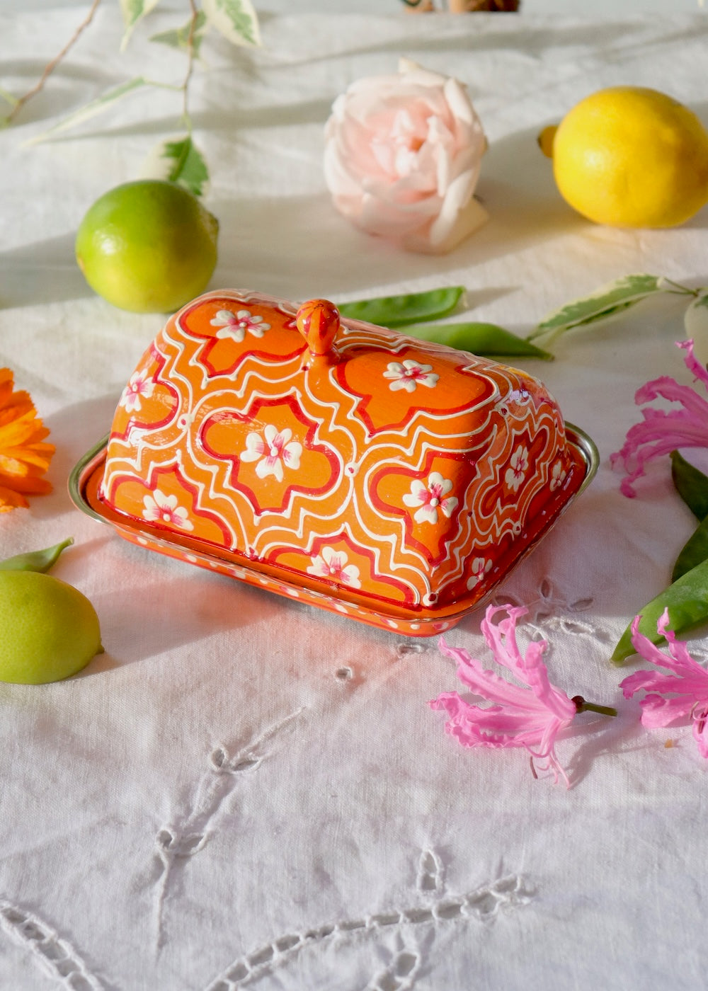 Butter Dish Orange