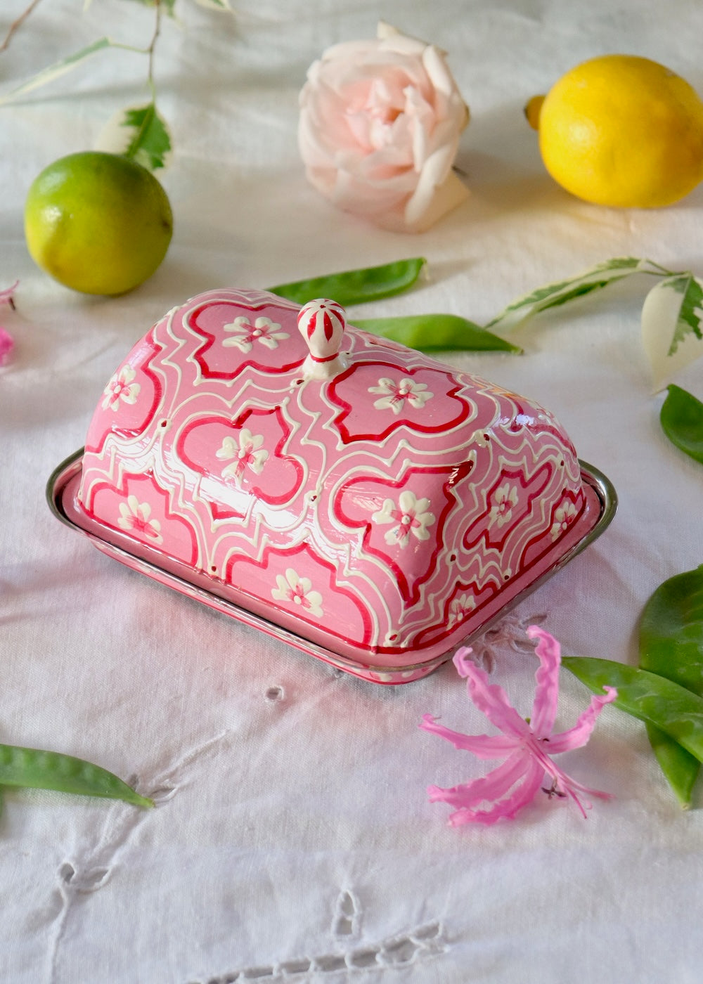 Butter Dish Pink