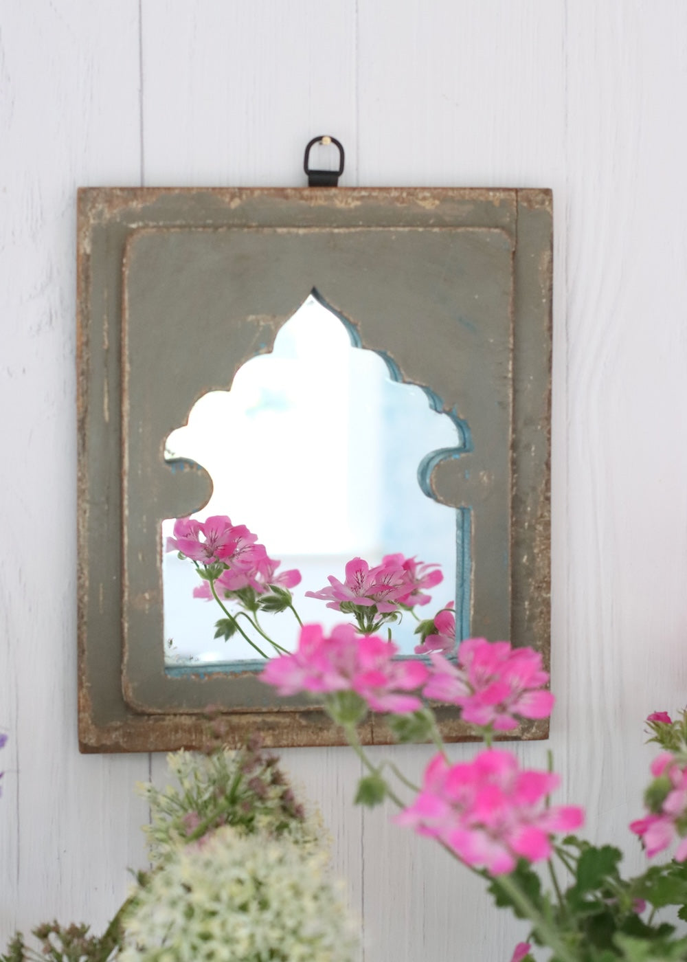 Vintage Wooden Mirror - 19