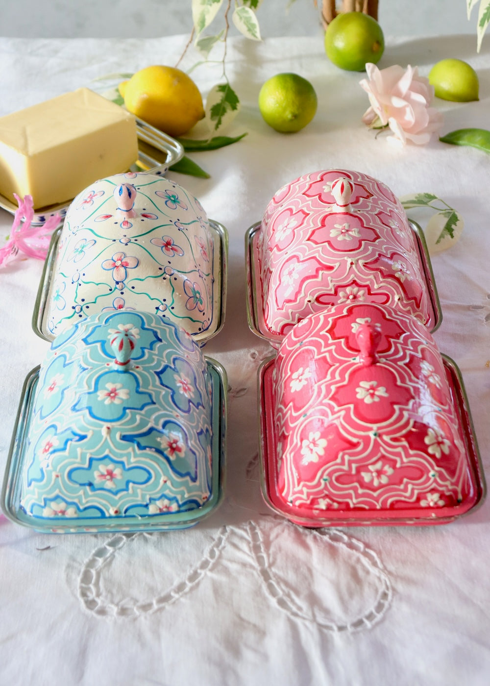 Butter Dish Turquoise