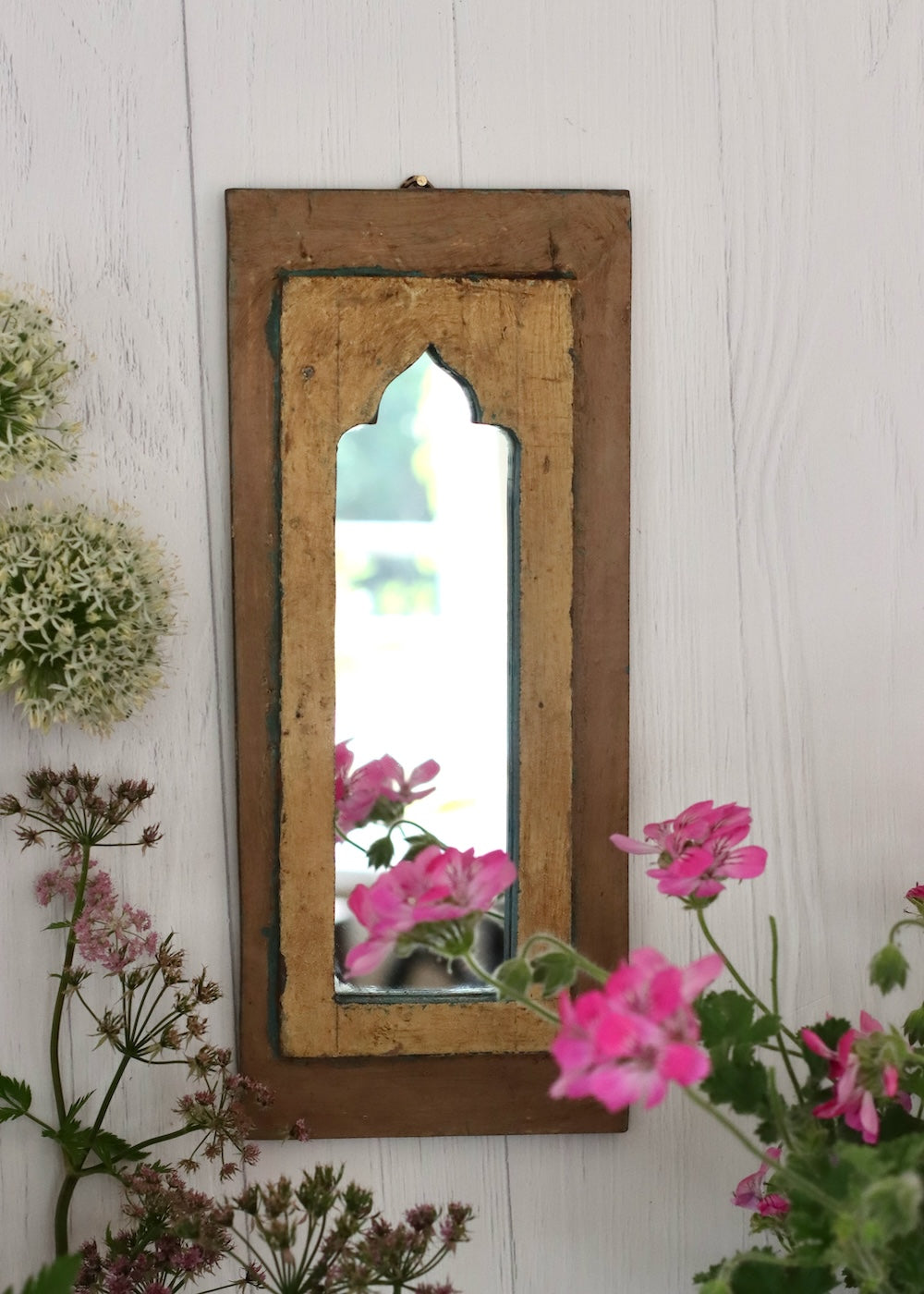 Vintage Wooden Mirror - 29