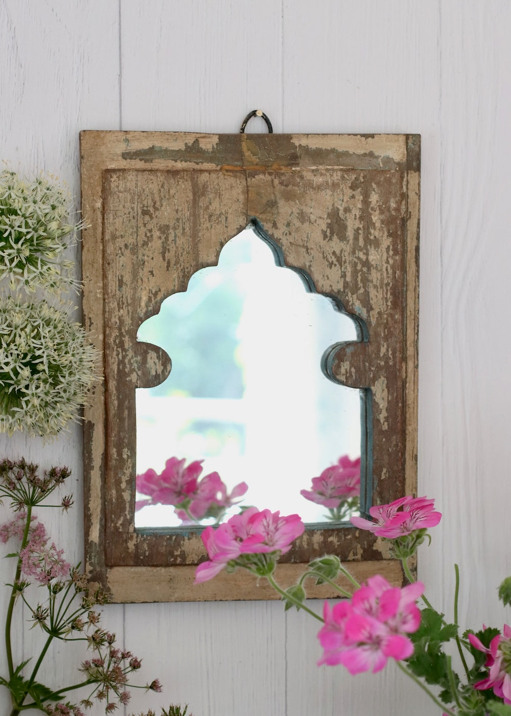 Vintage Wooden Mirror - 35
