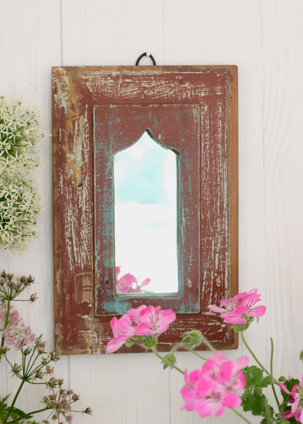 Vintage Wooden Mirror - 38