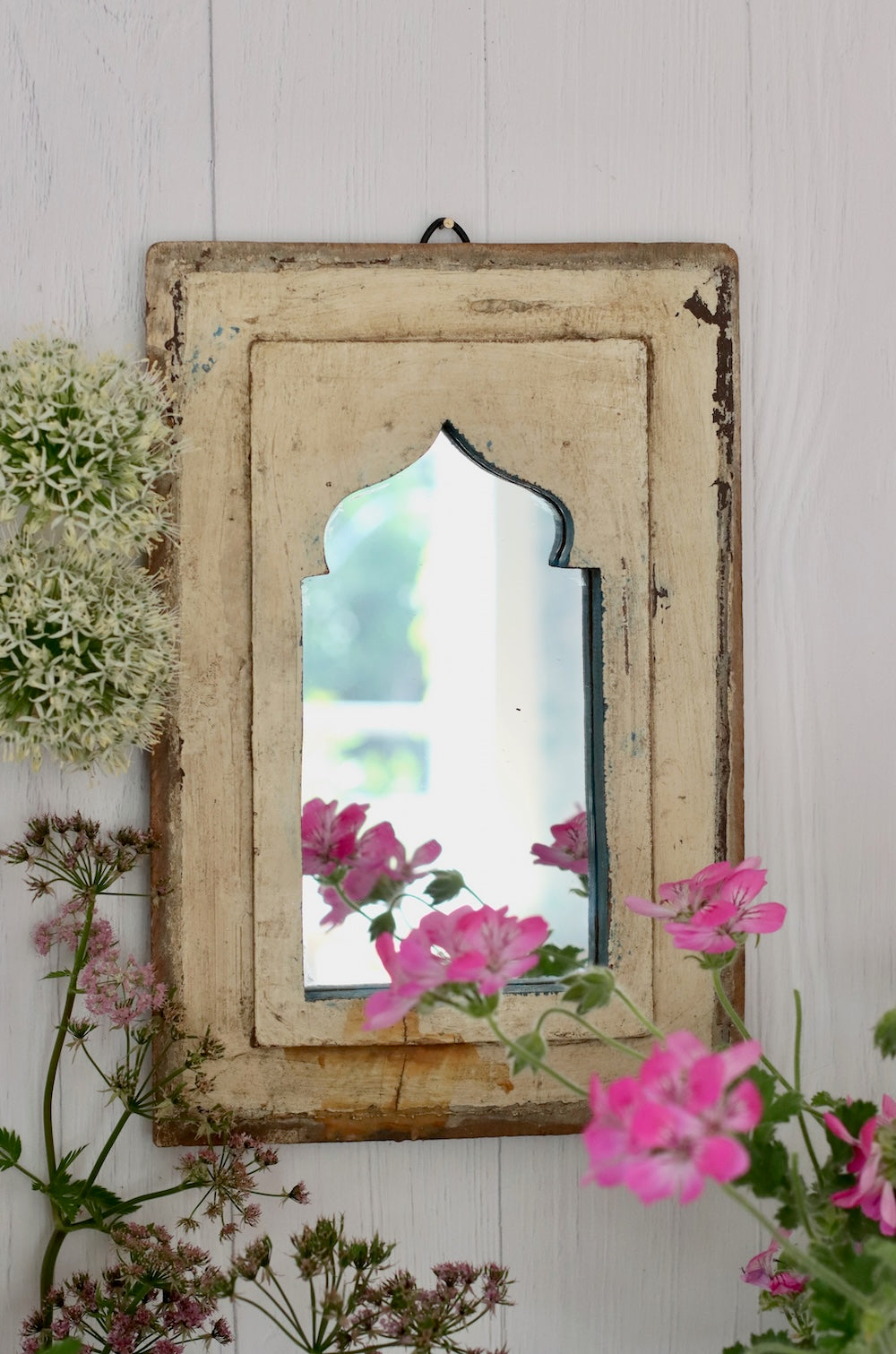 Vintage Wooden Mirror - 40