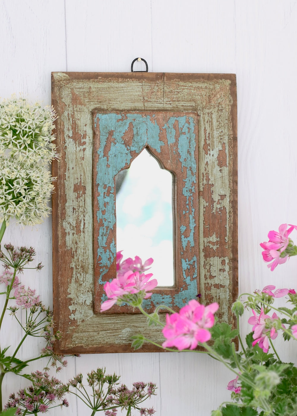 Vintage Wooden Mirror - 44