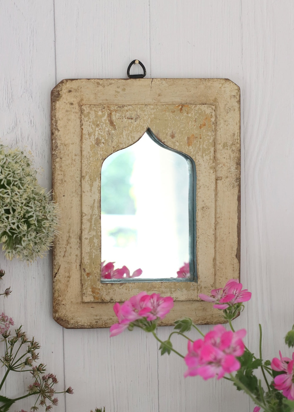 Vintage Wooden Mirror - 49