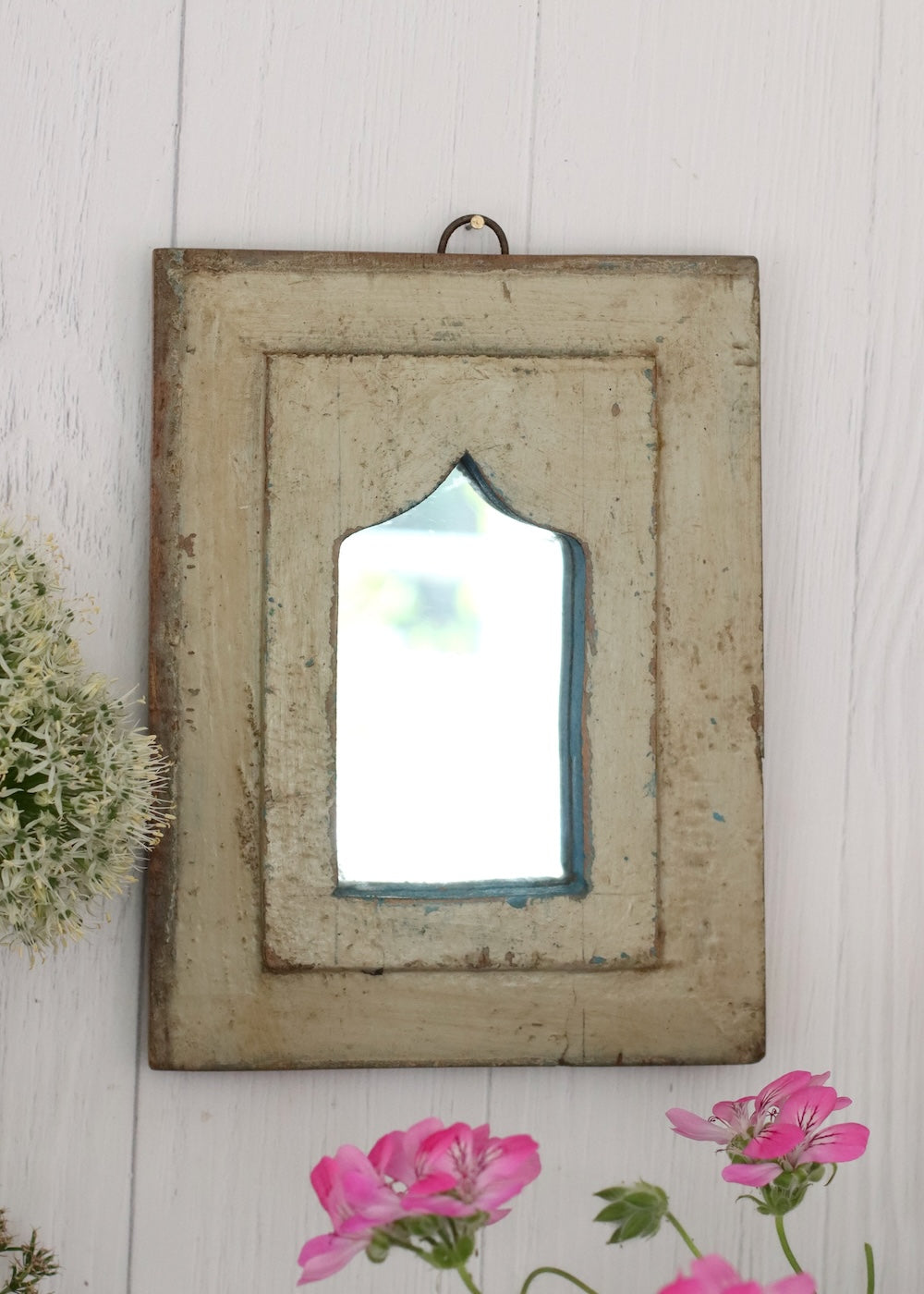 Vintage Wooden Mirror - 50