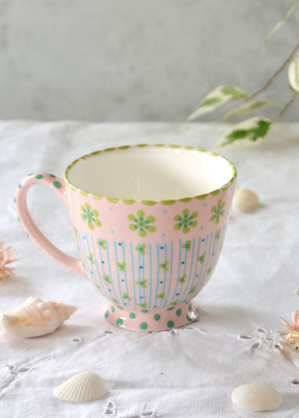Time for Tea Cup - Pale Pink