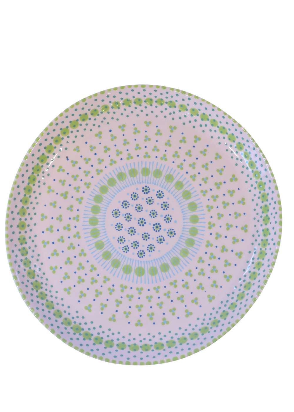 Round Serving Platter - Pale Pink 2