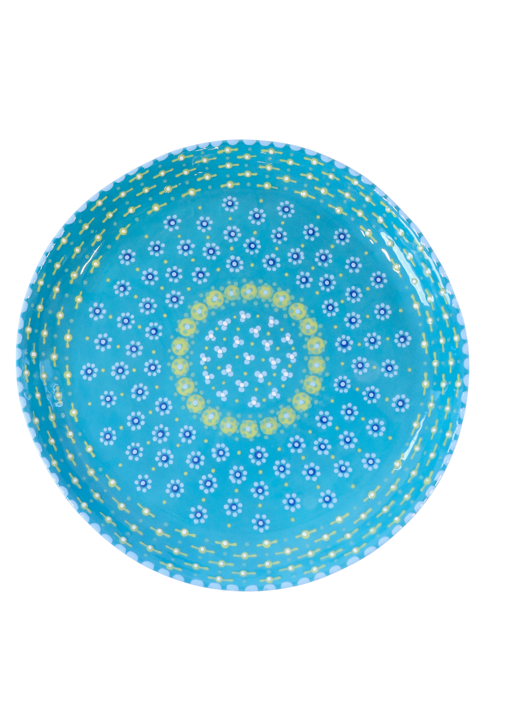 Round Serving Platter - Turquoise