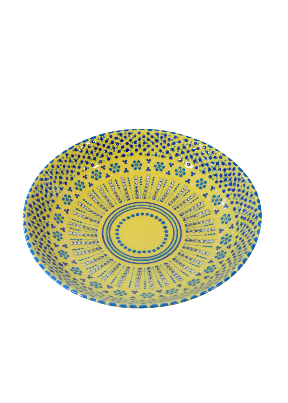 Olivia Fruit Bowl - Yellow