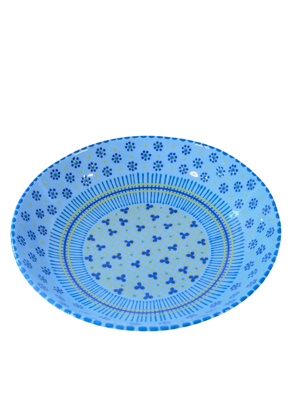 Olivia Fruit Bowl - Pale Blue