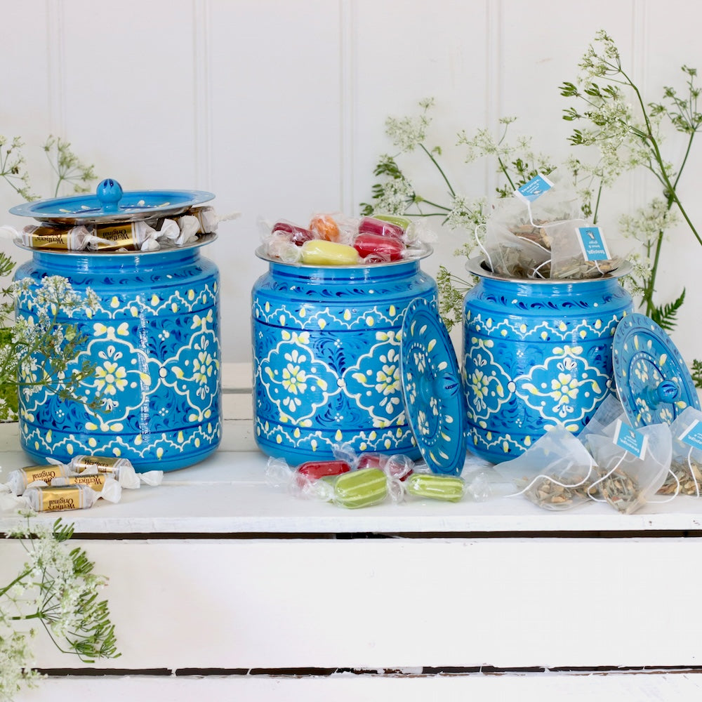 Storage Jars - Blue