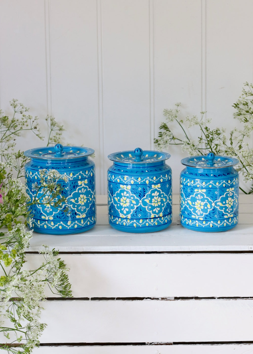 Storage Jars - Blue