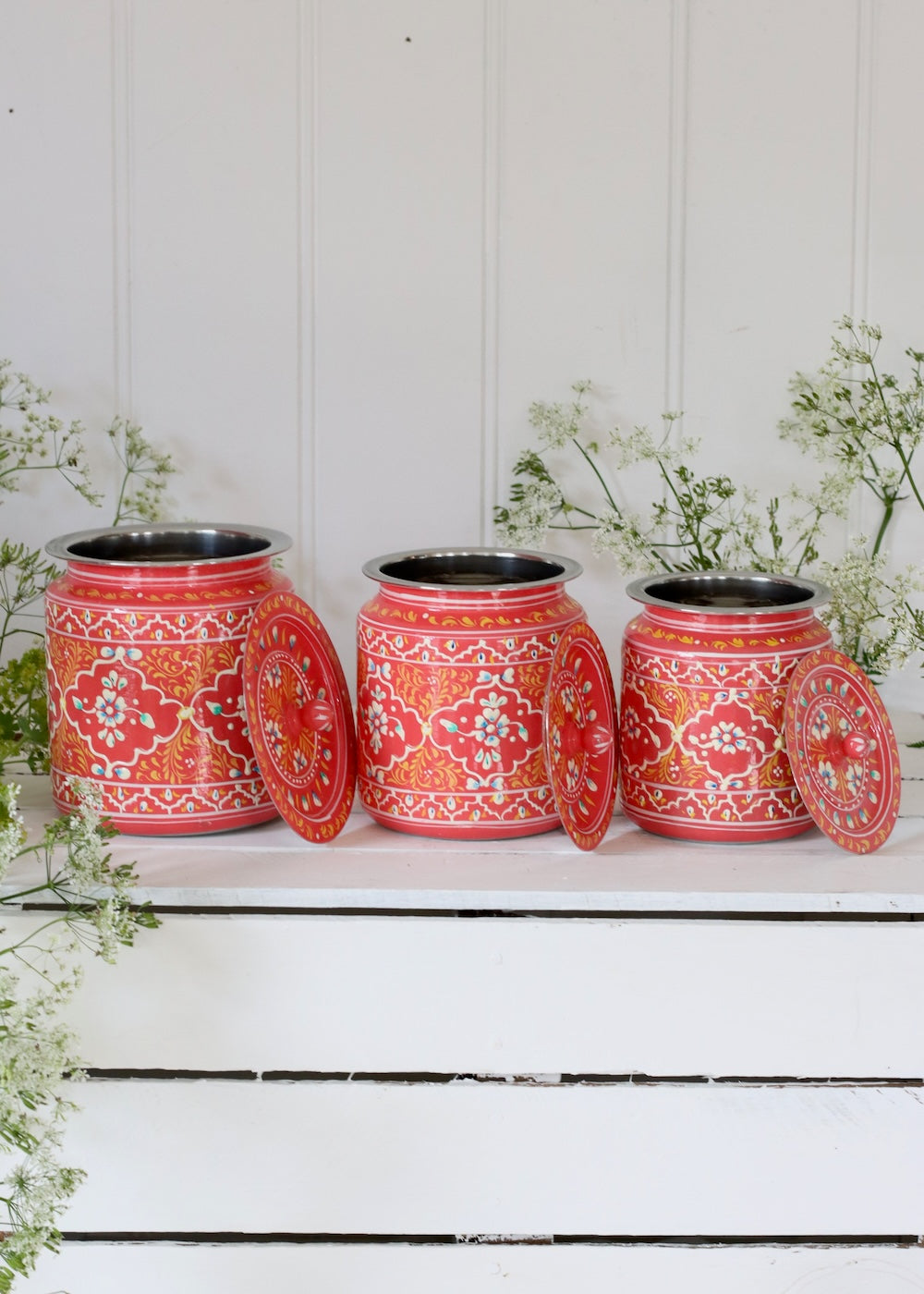 Storage Jars - Jaipur Red