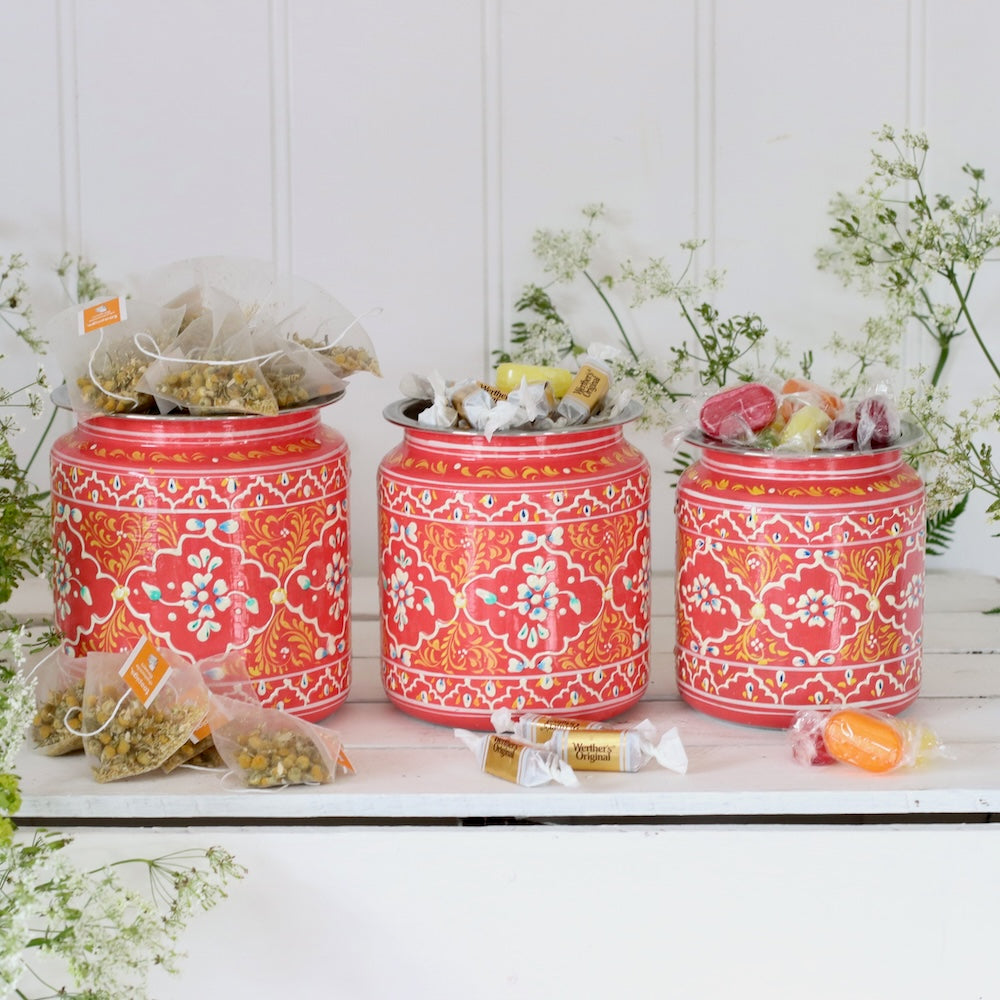 Storage Jars - Jaipur Red