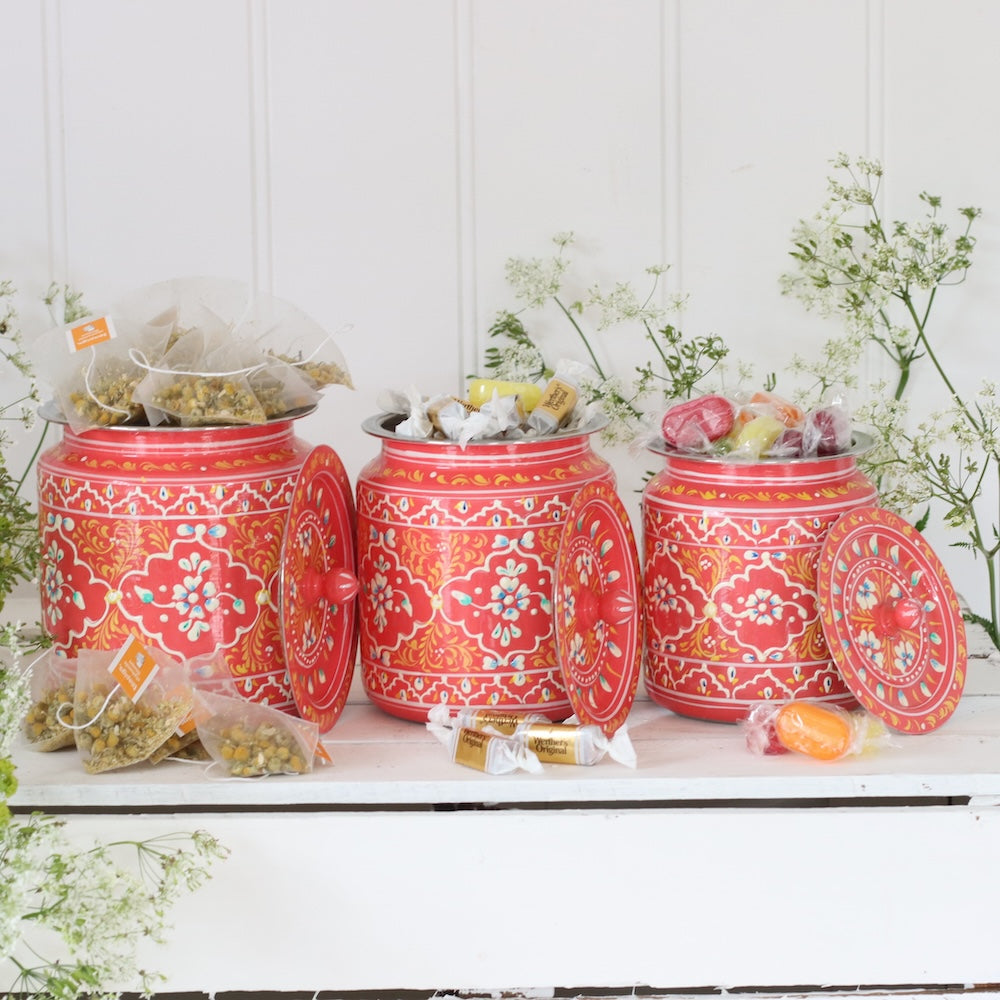 Storage Jars - Jaipur Red