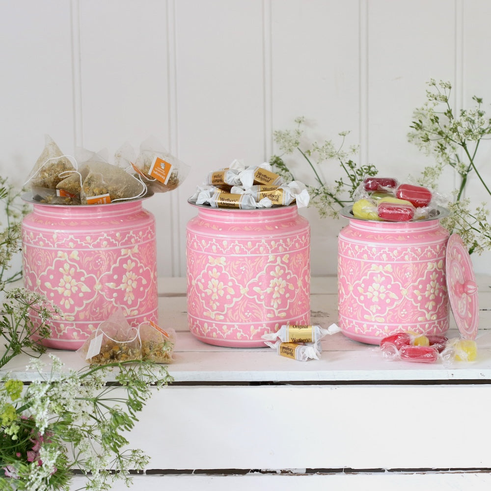 Storage Jars - Pink