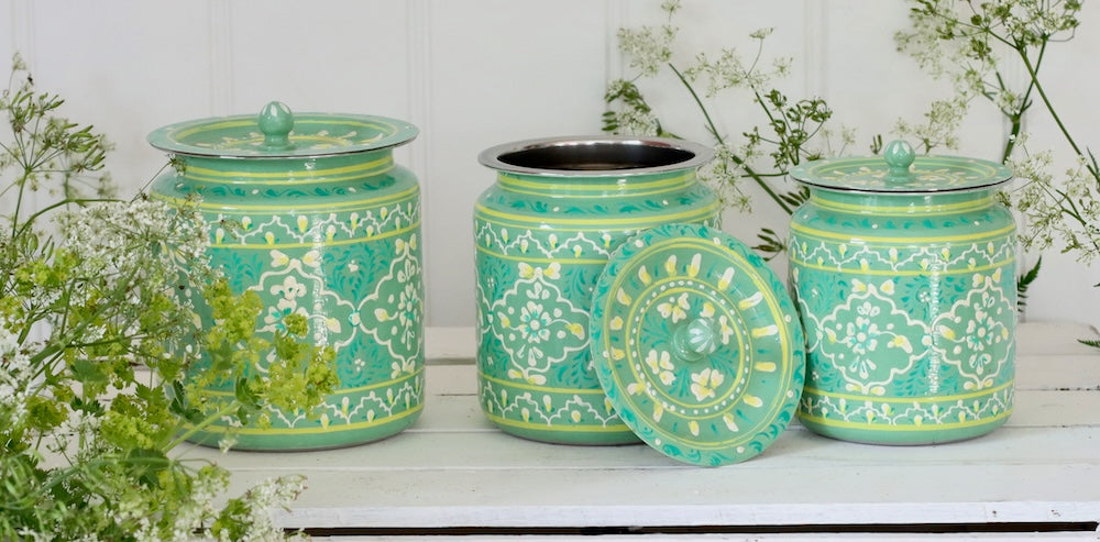 Storage Jars - Green