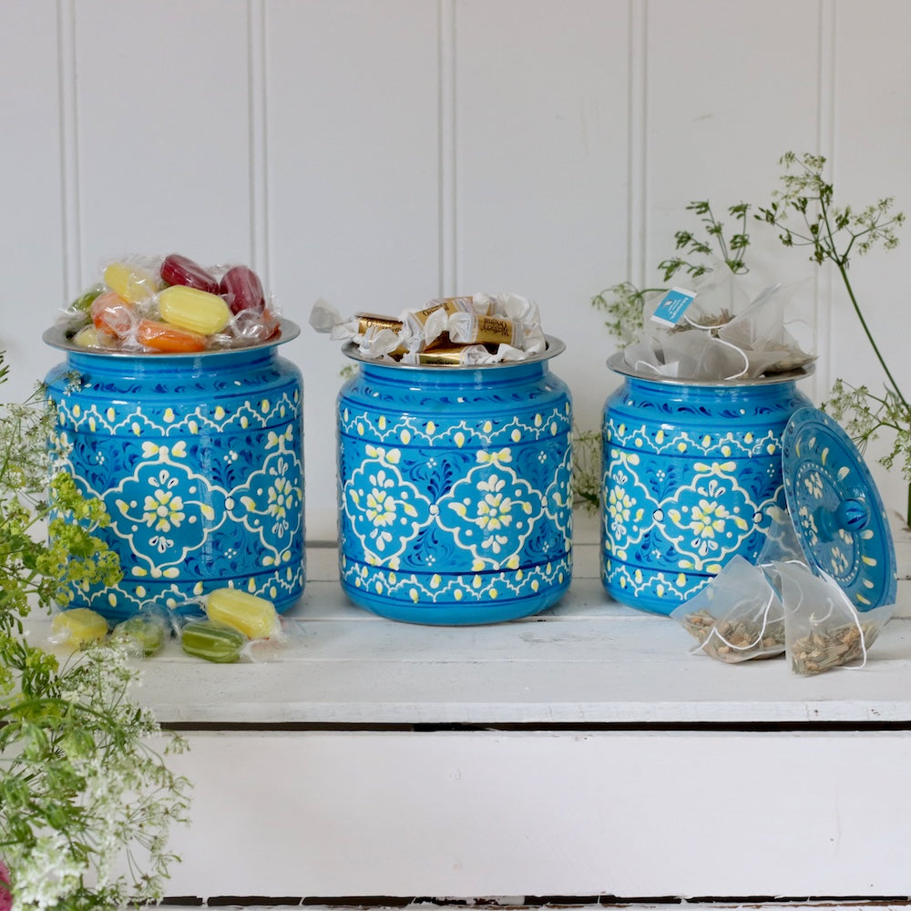 Storage Jars - Blue