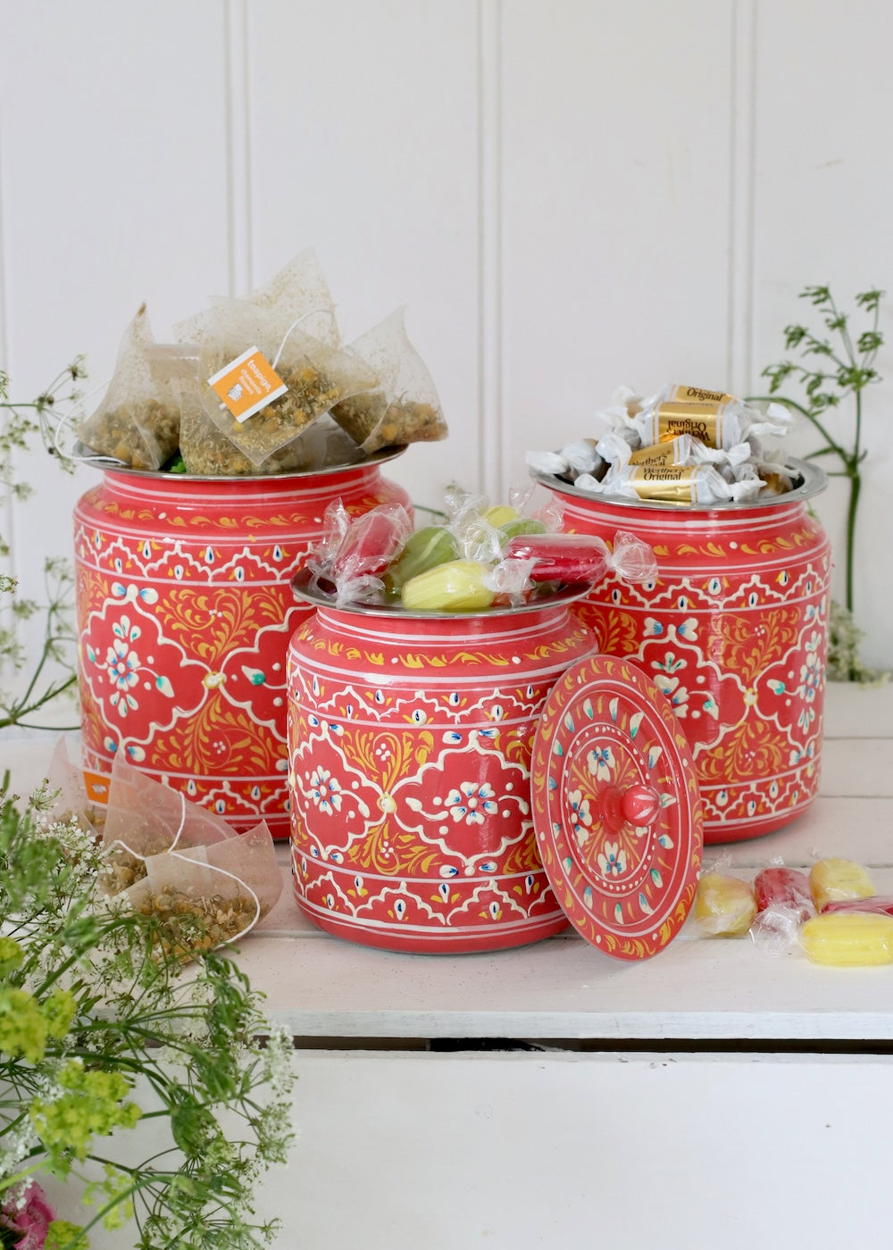 Storage Jars - Jaipur Red