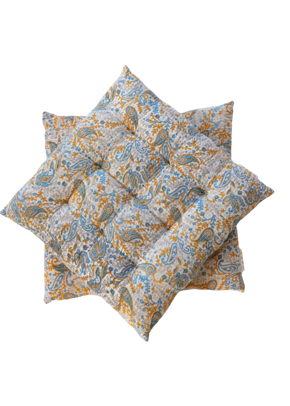 Pair Of Kantha Seat Pads- Pair No 108