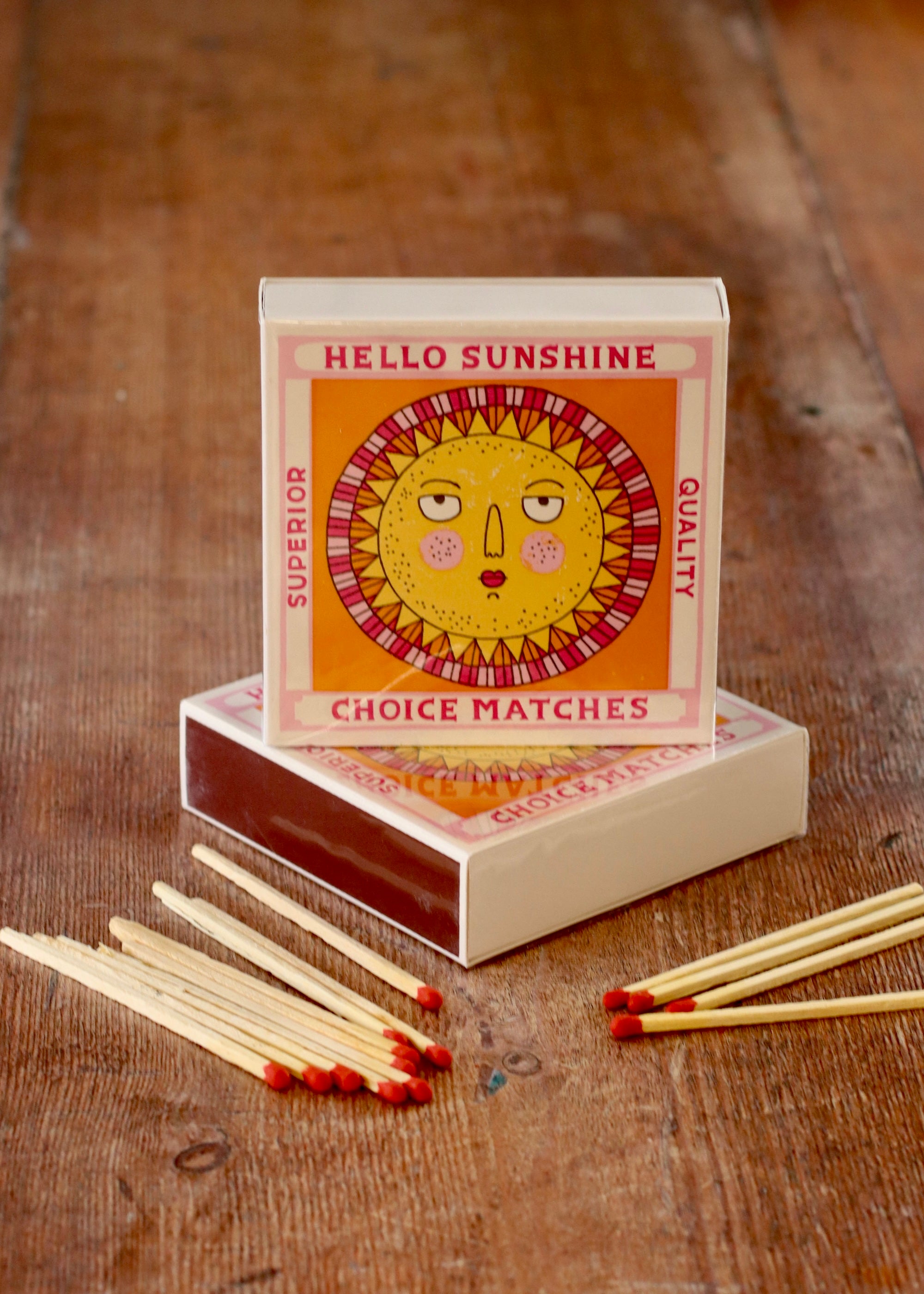 Square Matchbox - Hello Sunshine