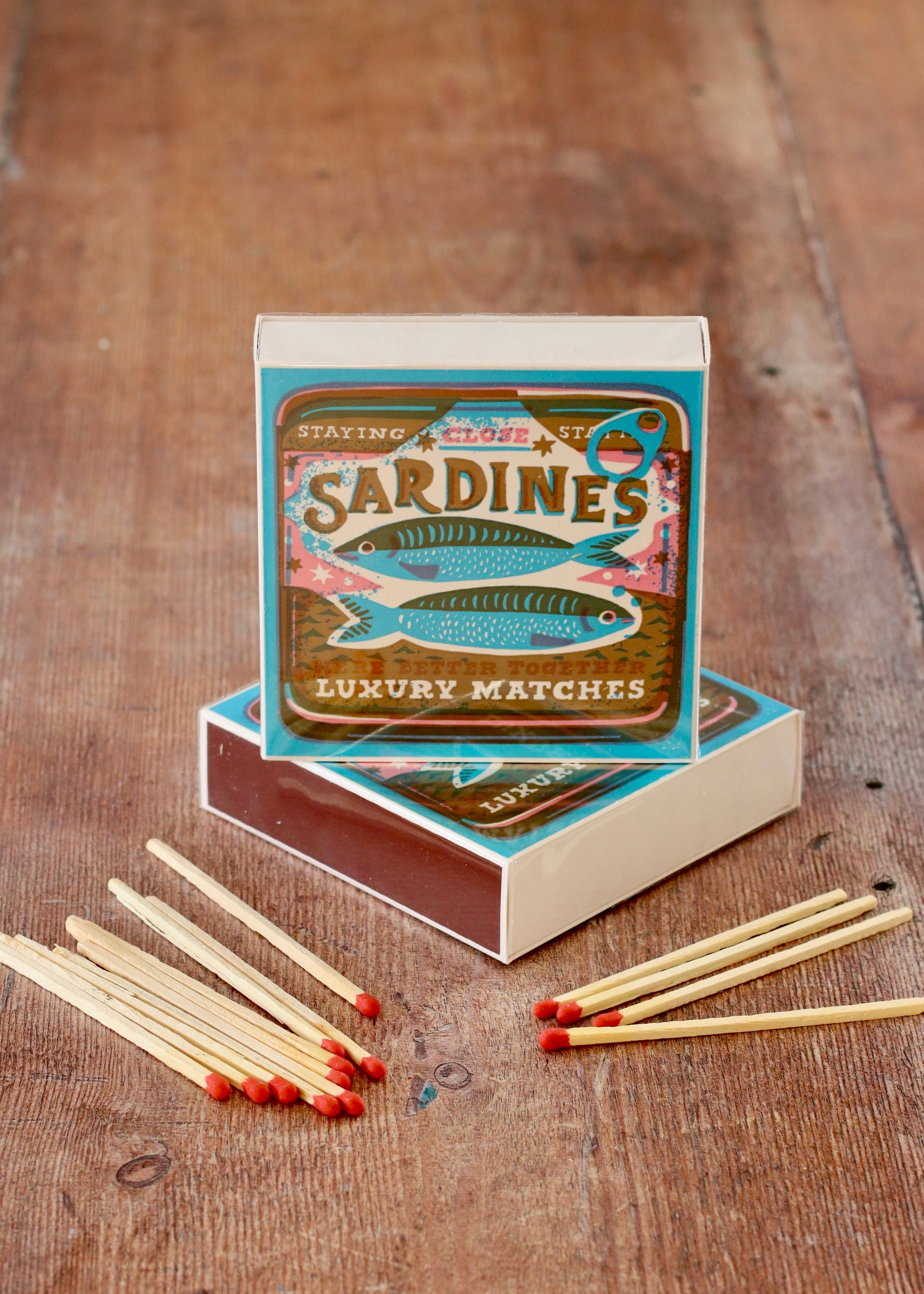 Square Matchbox - Sardines