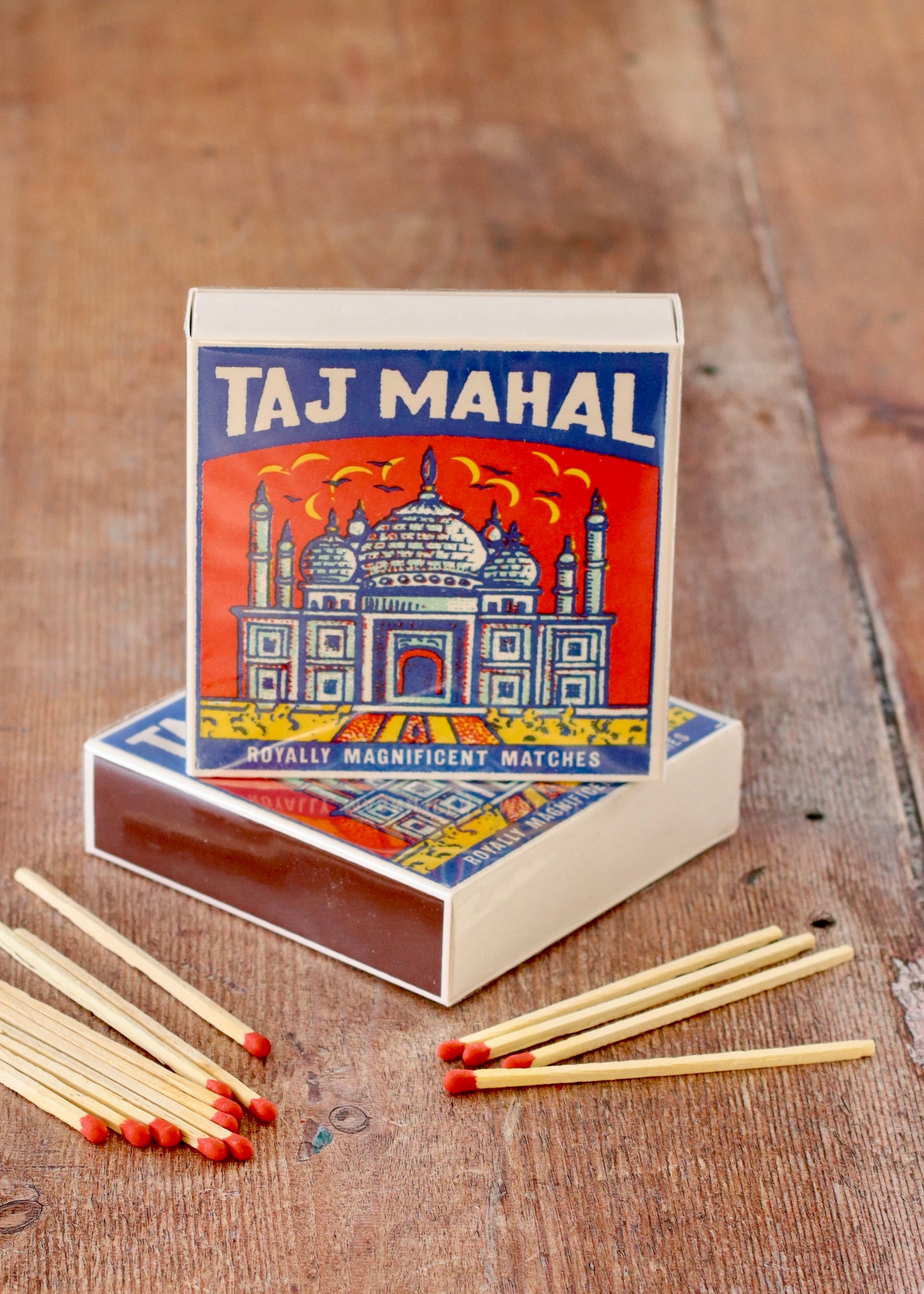 Square Matchbox -Taj Mahal